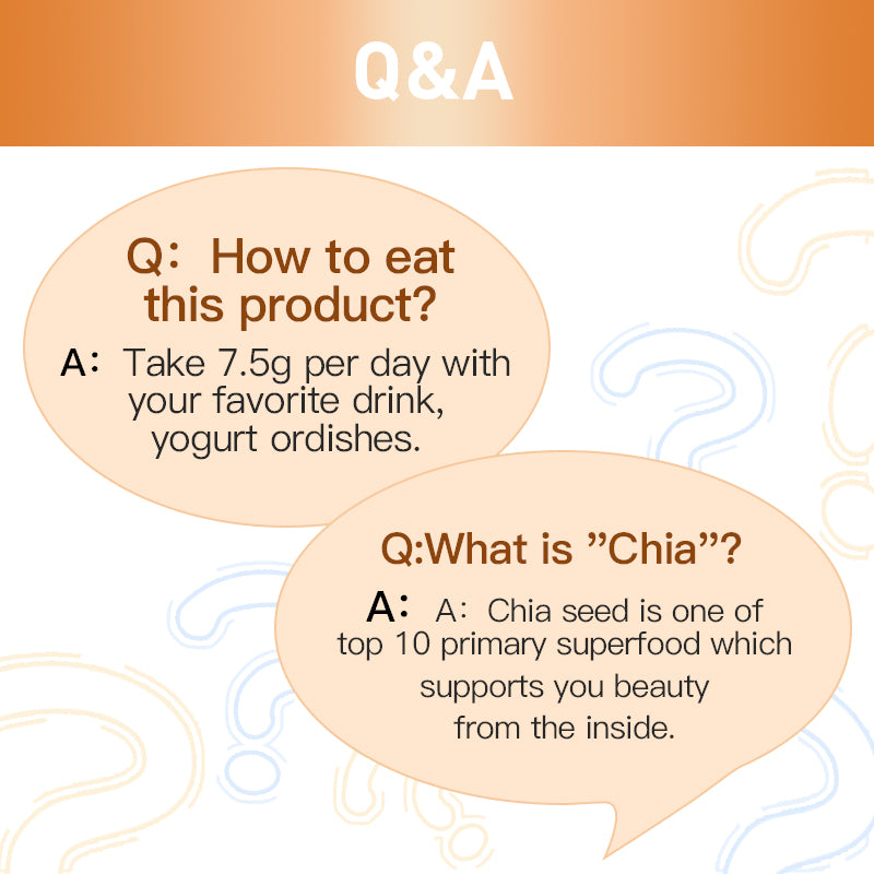 Organic Chia Seeds 300g – Rich in Fiber & Omega-3 by FINE JAPAN