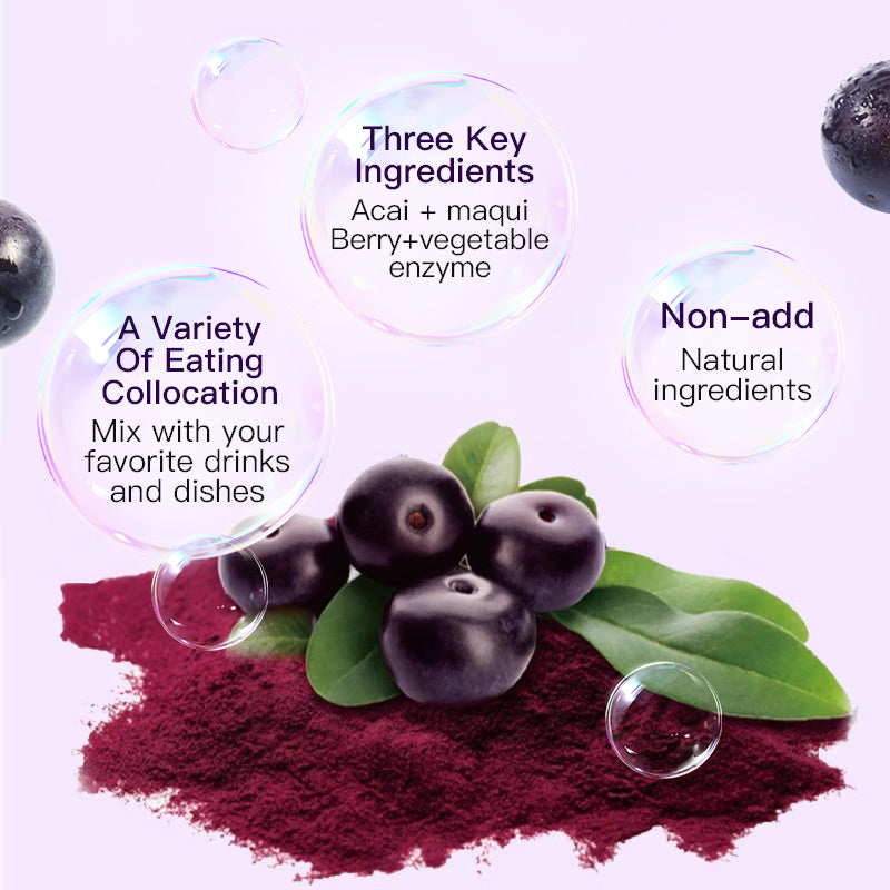 Acai & Maqui Berry Superfood Blend with Bejitaaze – 50g by FINE JAPAN