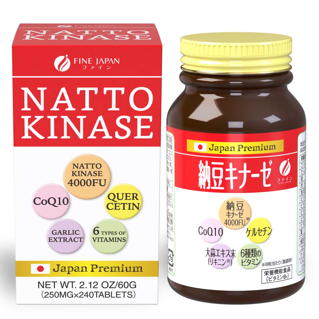 FINE Nattokinase 4000FU Boost (240 tablets) by FINE JAPAN – Fine Japan