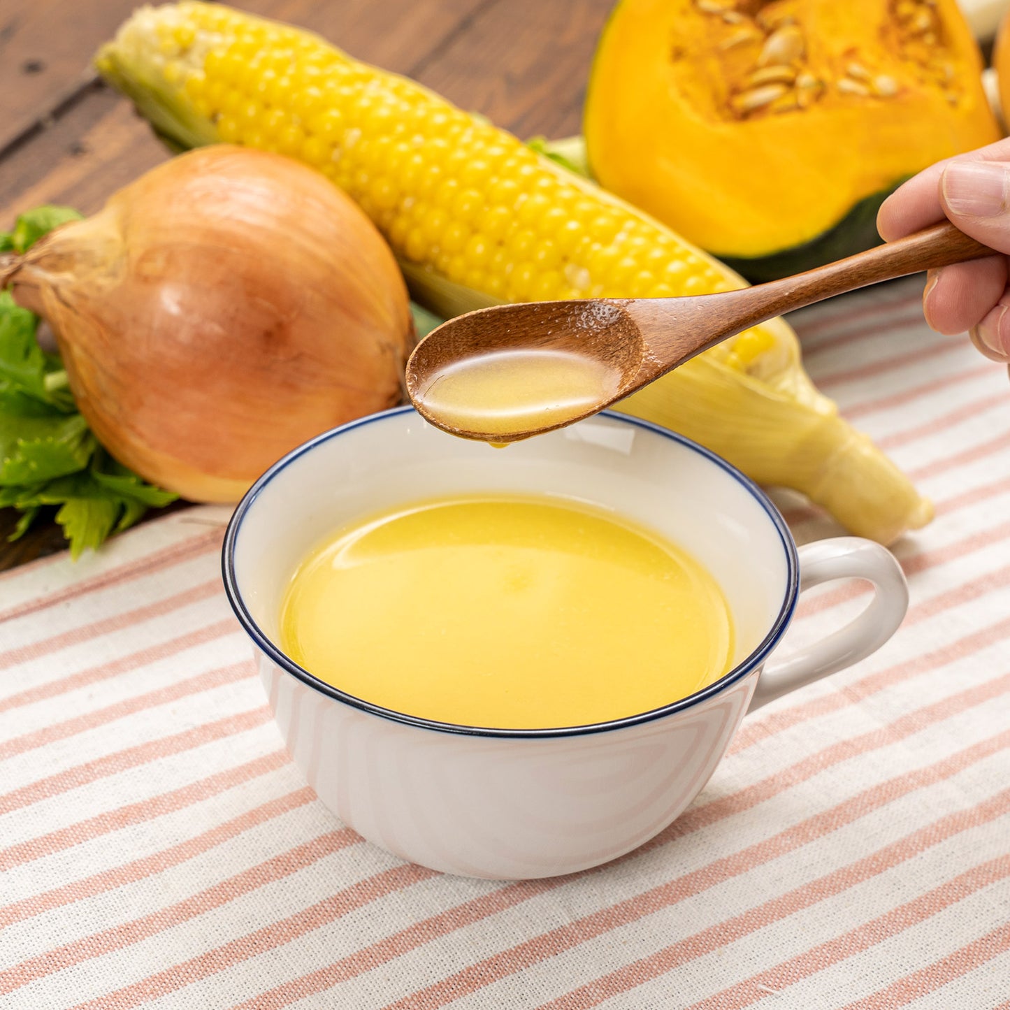 Vegan Japanese Corn Soup - Non-GMO, Allergen-Free, Vegetarian Soup (5-Pack, 25 Servings) by FINE JAPAN