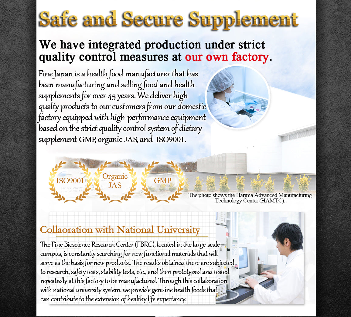 L-Citrulline & L-Arginine Supplement, 50 Capsules (Prime Collection) by FINE JAPAN