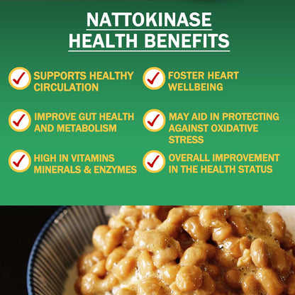 Nattokinase with Coconut Oil and Okinawa Moromi Vinegar (90 capsules) Set of 3 by FINEJAPAN