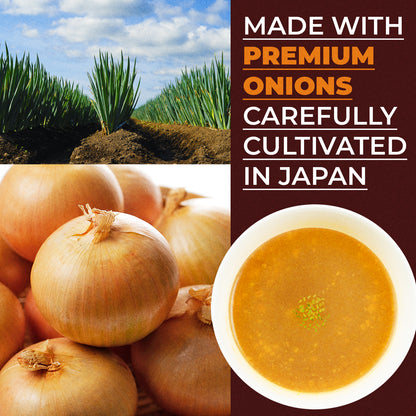 Vegan Onion Soup - Non-GMO, Allergen-Free, Vegetarian Soup (1-Pack, 5 Servings) by FINE JAPAN