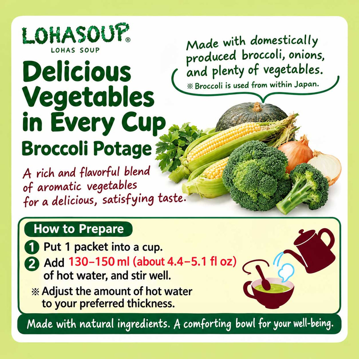 Creamy Japanese Broccoli Potage – Plant-Based & Allergen-Free by FINE JAPAN