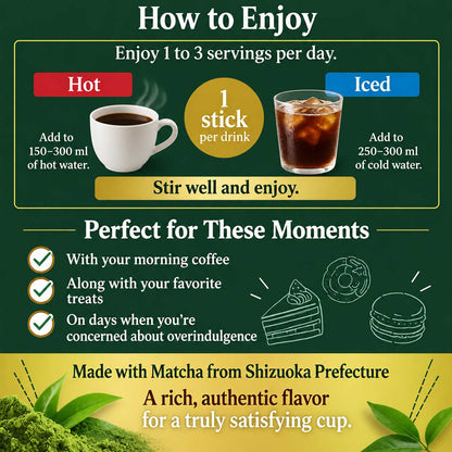 Matcha & Coffee Blend – 20 Sachets by FINE JAPAN