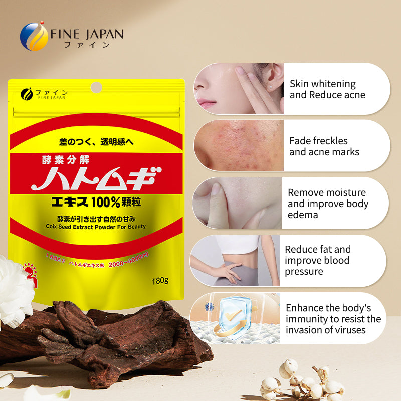 Coix Seed Extract Powder – Natural Japanese Supplement for Skin