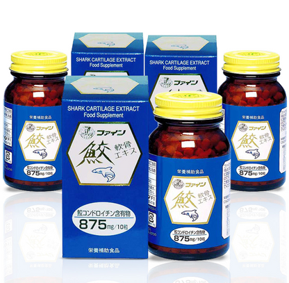 Shark Cartilage Chondroitin, Sụn Cá Mập, Bone and Joint Supplement, 52-Day Supply (520 Tablets) by FINE JAPAN