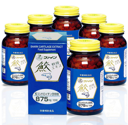 Shark Cartilage Chondroitin, Sụn Cá Mập, Bone and Joint Supplement, 52-Day Supply (520 Tablets) by FINE JAPAN