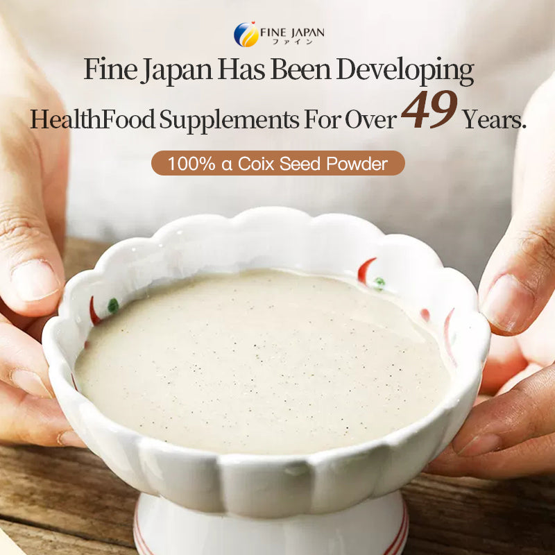 Fine Superfood Coix Seed Powder – Natural Beauty & Wellness Supports (100g) by FINE JAPAN