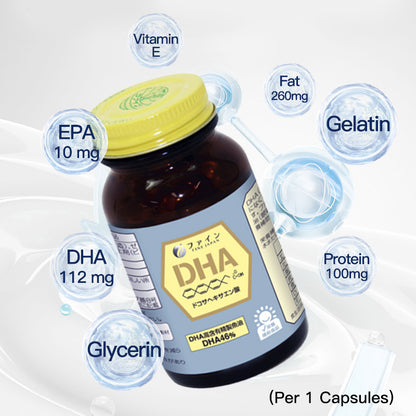 DHA Docosahexaenoic Acid (150 Capsules) by FINE JAPAN