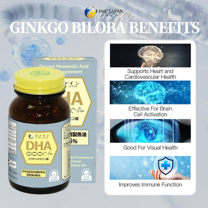 DHA Docosahexaenoic Acid (150 Capsules) by FINE JAPAN