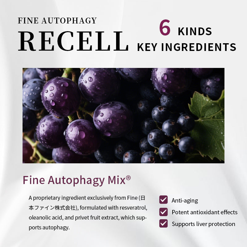 FINE Autophagy ReCell – 90 Capsules (33.3 g) by FINE JAPAN