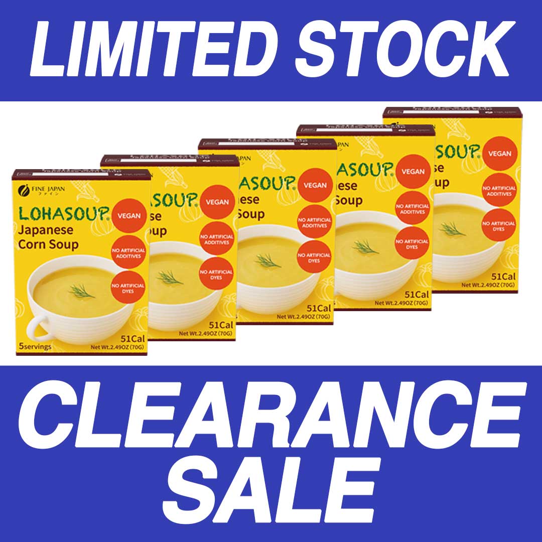 Vegan Japanese Corn Soup - Non-GMO, Allergen-Free, Vegetarian Soup (5-Pack, 25 Servings) by FINE JAPAN