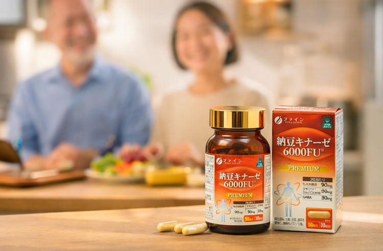 ★BUY 11 GET 1 FREE★Nattokinase 6000FU (90 capsules) Set of 11 by FINE JAPAN