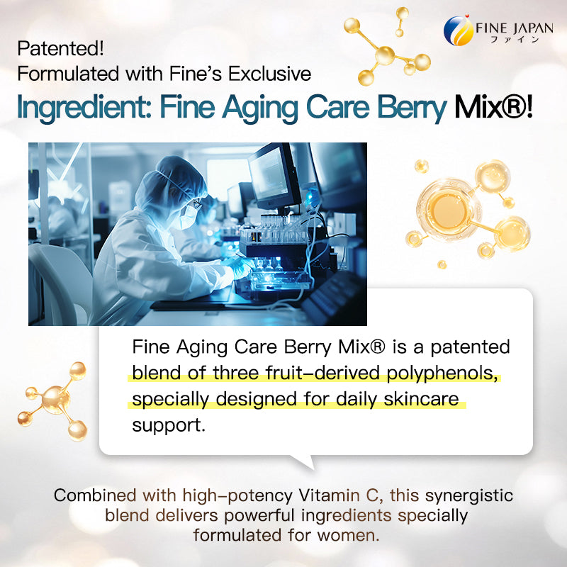 Liposomal Vitamin C with Fine Aging Care – High Absorption Vitamin C Supplement (90 Capsules, 30-Day Supply) by FINE JAPAN