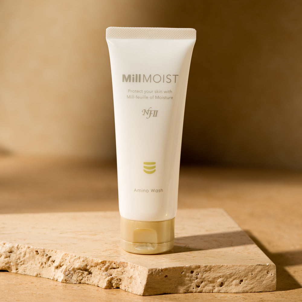 Millmoist Amino Wash – Gentle Amino Acid Facial Cleanser for Dry & Sensitive Skin by Nano FINE JAPAN