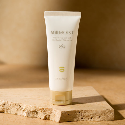 Millmoist Amino Wash – Gentle Amino Acid Facial Cleanser for Dry & Sensitive Skin by Nano FINE JAPAN