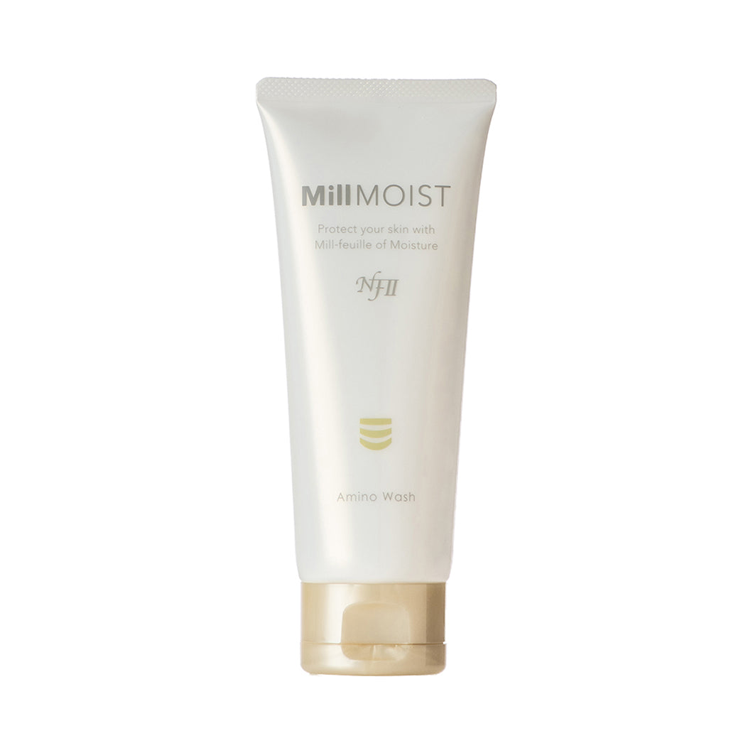 Millmoist Amino Wash – Gentle Amino Acid Facial Cleanser for Dry & Sensitive Skin by Nano FINE JAPAN