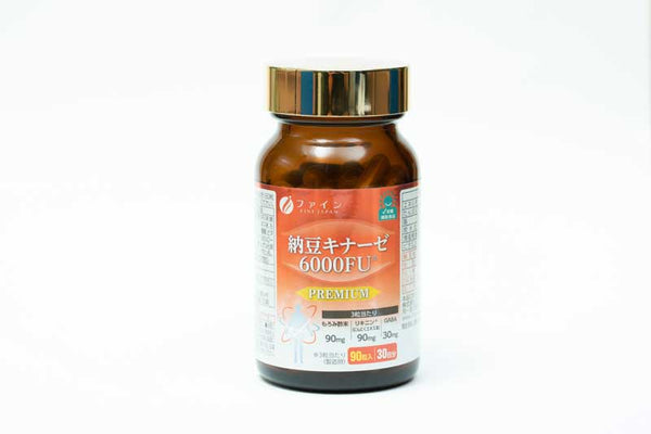 Nattokinase 6000FU (90 capsules) by FINE JAPAN