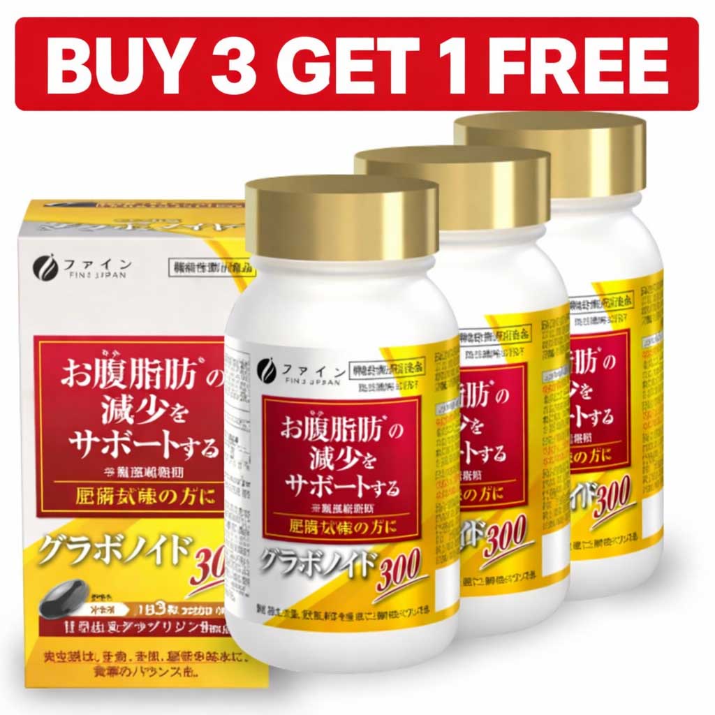 ★BUY 3 GET 1 FREE★Glabridin Weight Management Capsules – Support Fat Balance & Daily Wellness 90 caps by FINE JAPAN