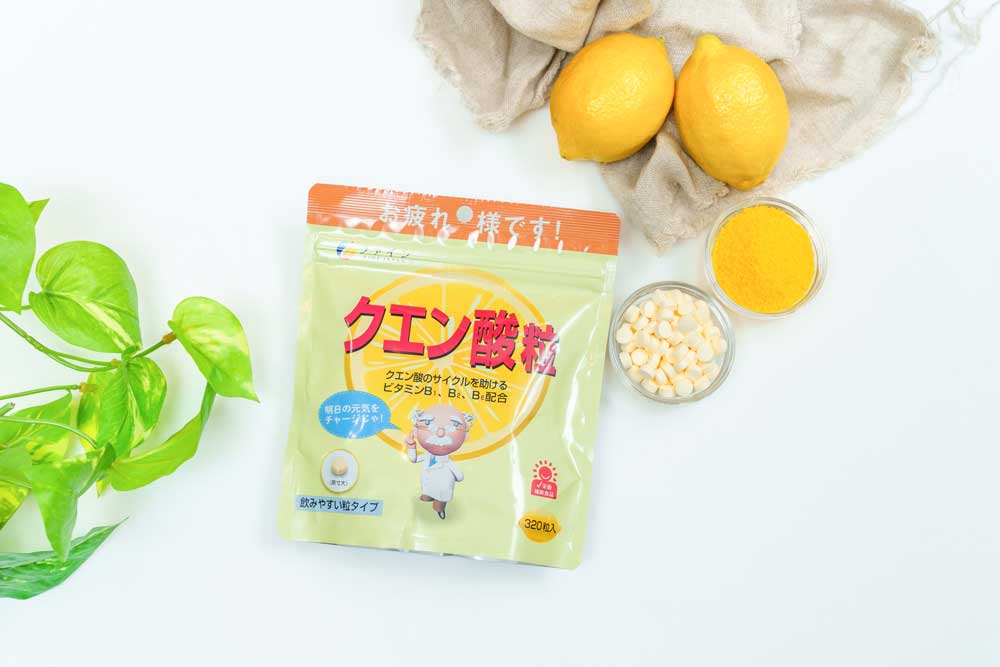 Citric Acid Tablets – Functional Supplement for Daily Fatigue Support by FINE JAPAN