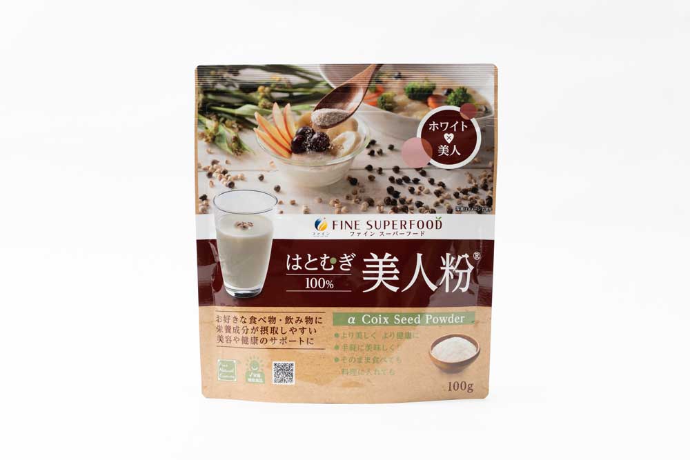 Fine Superfood Coix Seed Powder – Natural Beauty & Wellness Supports (100g) by FINE JAPAN