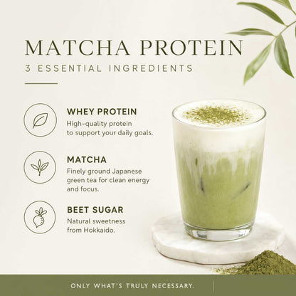 Authentic Japanese Matcha Whey Protein (351 g) by FINE JAPAN
