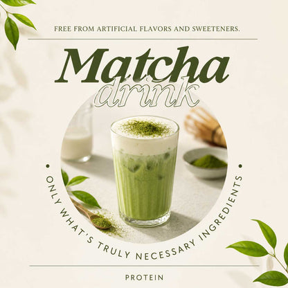 Authentic Japanese Matcha Whey Protein (351 g) by FINE JAPAN