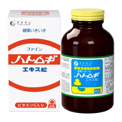 Coix Seed Extract Tablets – Beauty & Wellness Supplement 680 Tablets (170 g) by FINE JAPAN