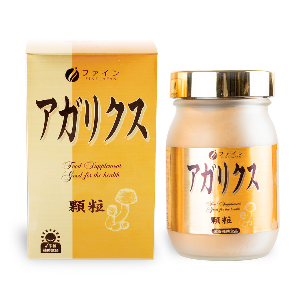 Agaricus Mushroom Extract Powder – Immune Support with Vitamin C (180g) by FINE JAPAN