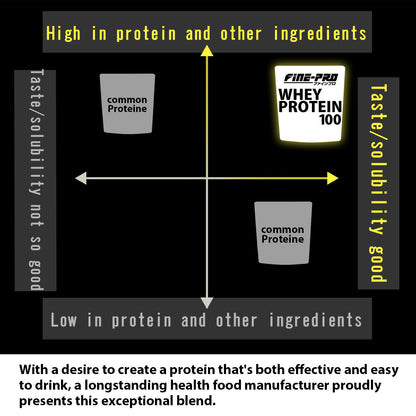 FINE-PRO Whey Protein Custard Pudding Flavor (1012g) by FINE JAPAN