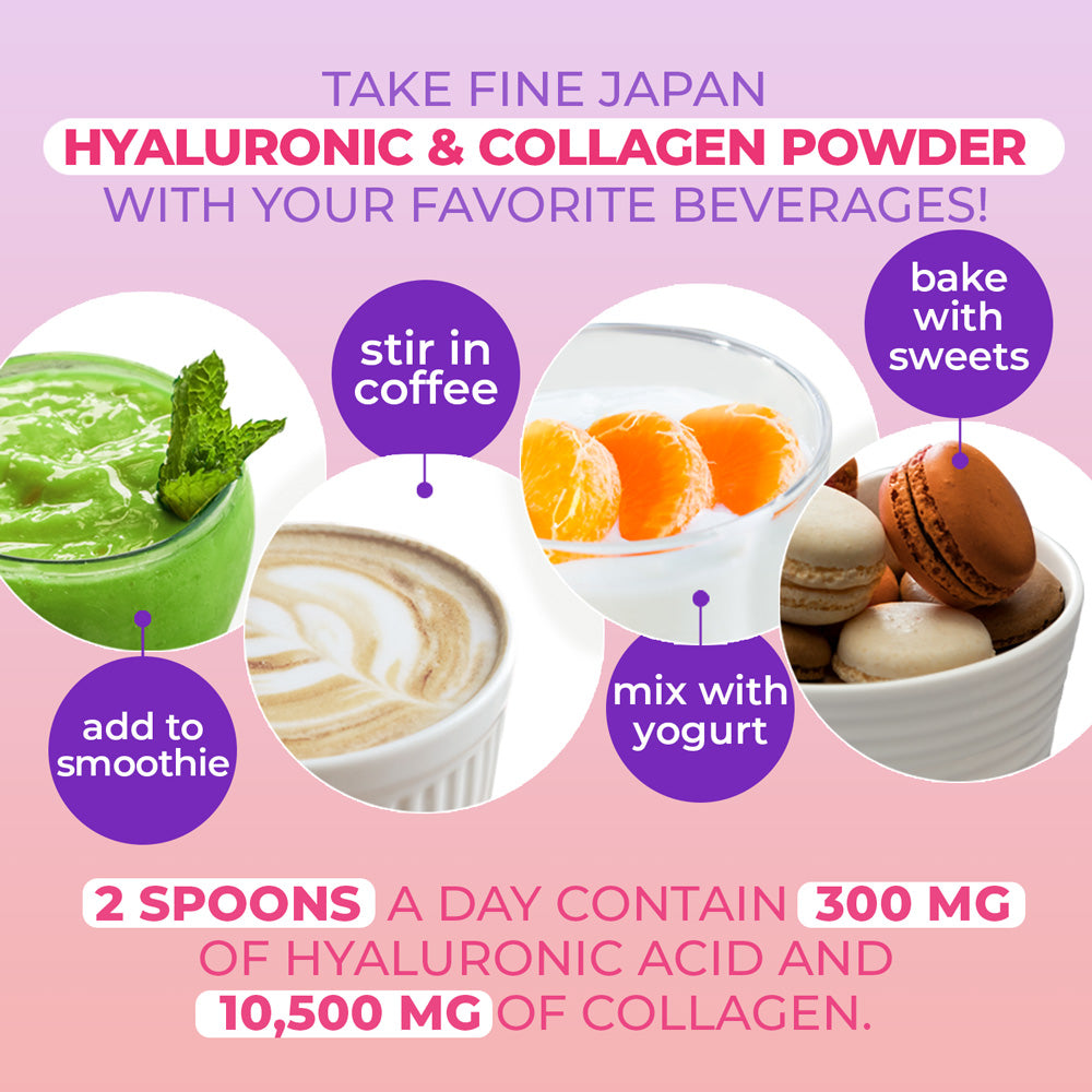 FINE Hyaluron and Collagen Coenzyme Q10: Antioxidant-Rich Blend by FINE JAPAN