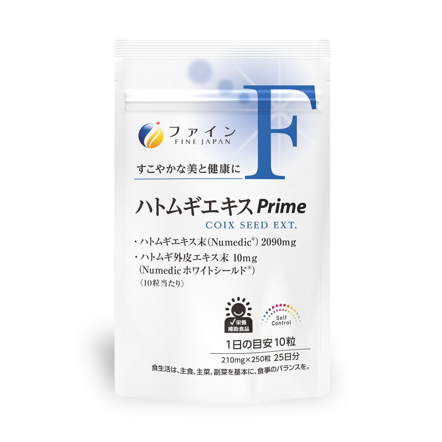 FINE Prime Coix Seed Extract Tablets for Radiant Skin - 250 Tablets (25-Day Supply) by FINE JAPAN