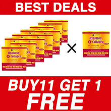 ★BUY 11 GET 1 FREE★ Premium Marine Collagen Powder with Hyaluronic Acid, CoQ10 & Elastin (210g/7.4oz for 30 Days) Set of 12 by FINE JAPAN