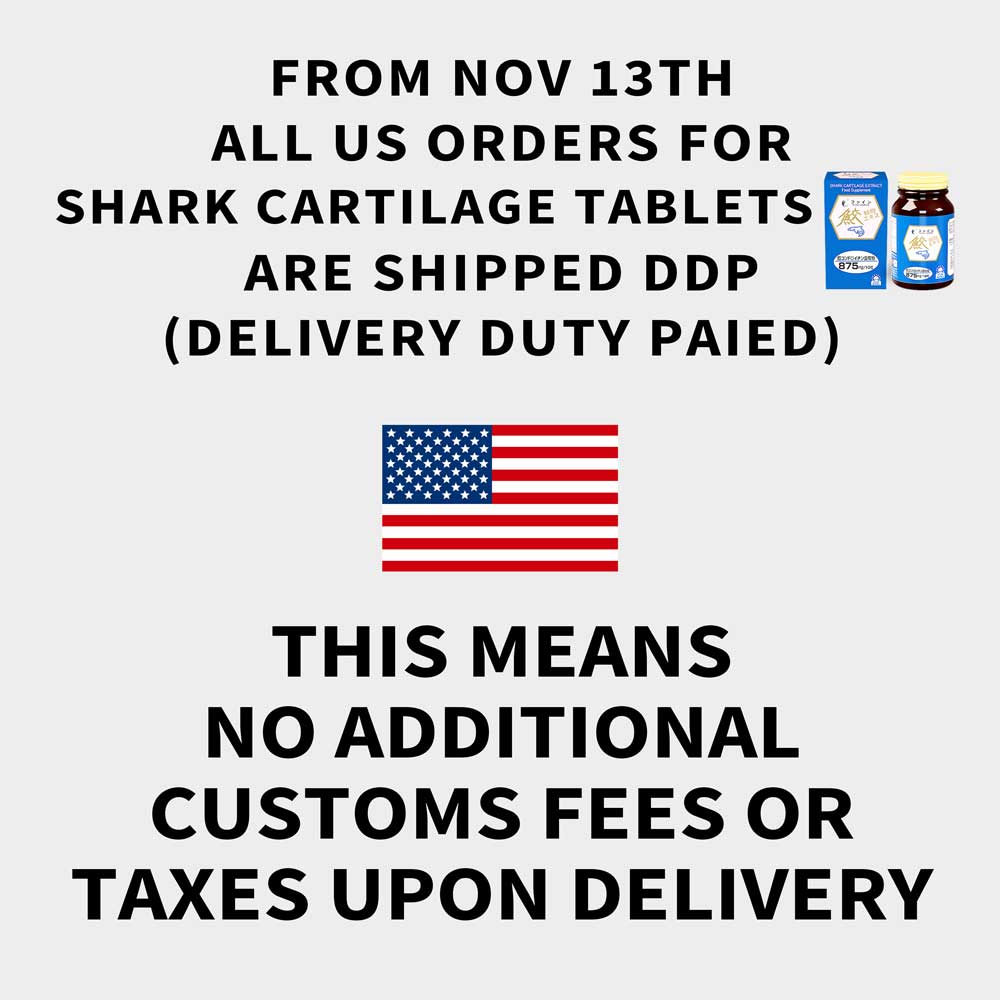 Shark Cartilage Chondroitin, Sụn Cá Mập, Bone and Joint Supplement (3 Bottles), FINE JAPAN