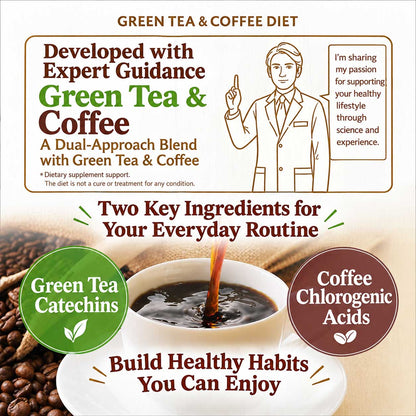 Green Tea Instant Diet Coffee – 30 Sachets