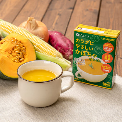 Vegan Pumpkin Soup - Non-GMO, Allergen-Free, Vegetarian Soup (1-Pack, 5 Servings) by FINE JAPAN