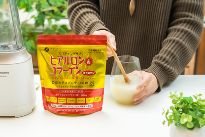 ★BUY 5 GET 1 FREE★ Premium Marine Collagen Powder with Hyaluronic Acid, CoQ10 & Elastin (210g/7.4oz for 30 Days) Set of 6 by FINE JAPAN